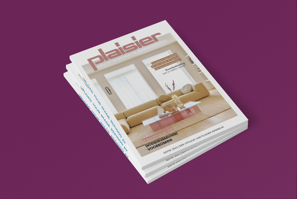 Gemaakte magazines voor de klant Plaisier